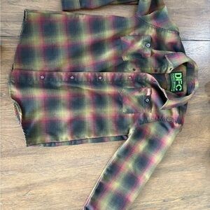 Freddy Krueger Dixxon Plaid youth Shirt size M